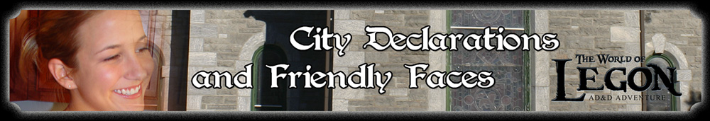 Banner for City Declarations and Friendly Faces