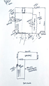 Rough Map of new house