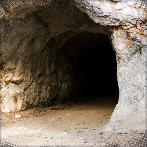 Cave entrance that the party sees